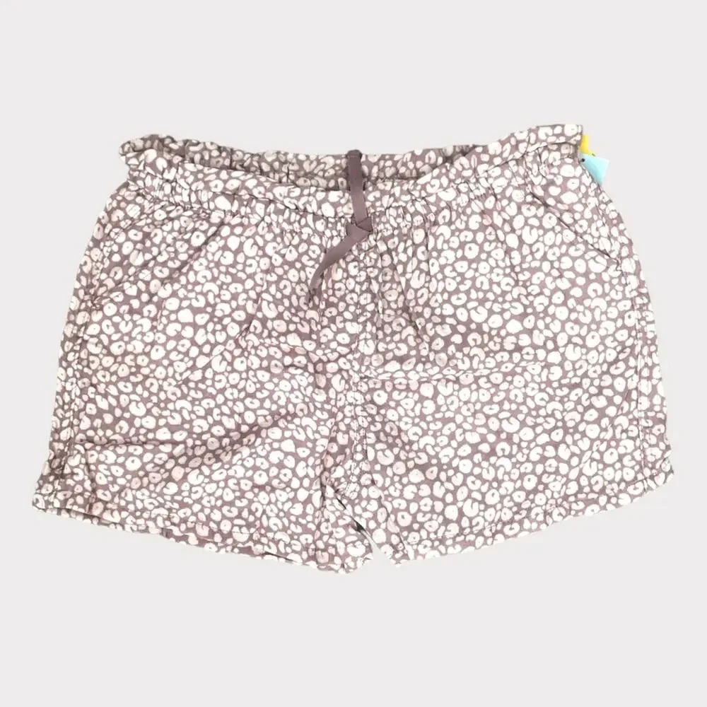 Cat & Jack - Dusty Rose Animal Print Shorts with Functional Drawstring